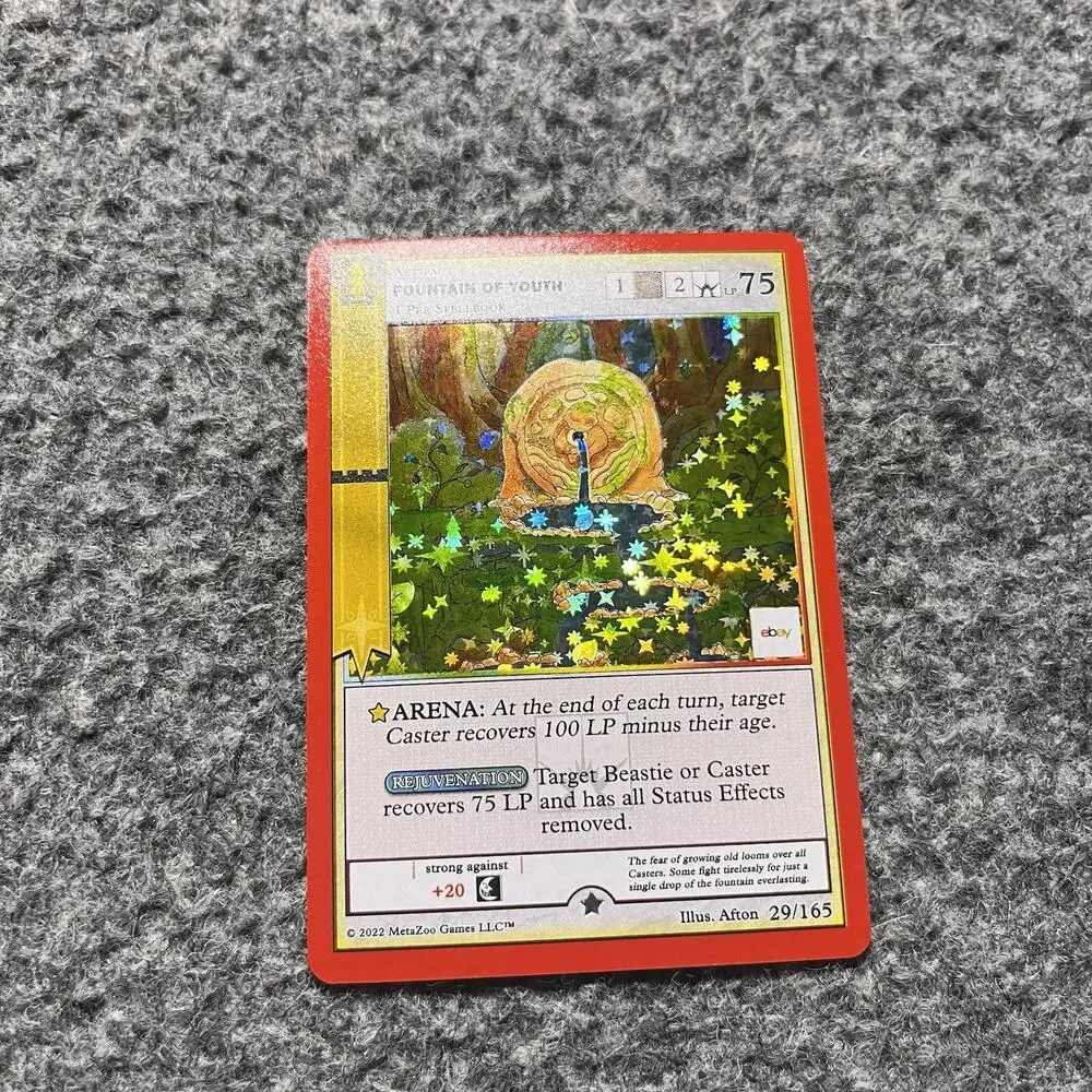 MetaZoo x Ebay Fountain Of Youth Wilderness Full Holo Foil Card 29/165 NM